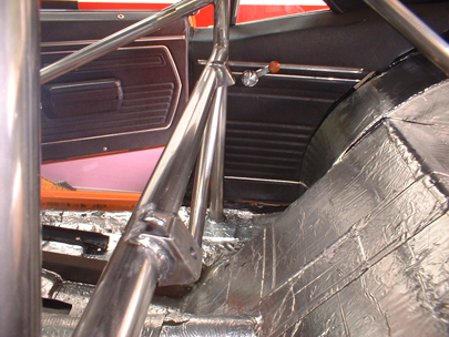 69 Camaro roll cage installation